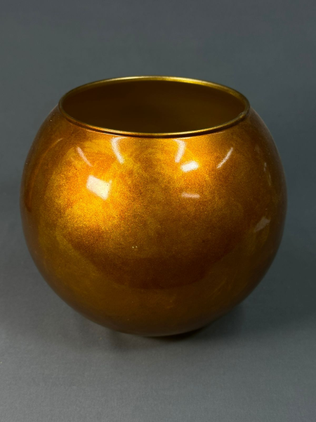 Ваза золото бронза Шаровая (4л)